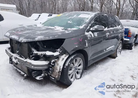 2019 Ford Edge Titanium from USA, damaged, VIN 2FMPK4K93KBB54825